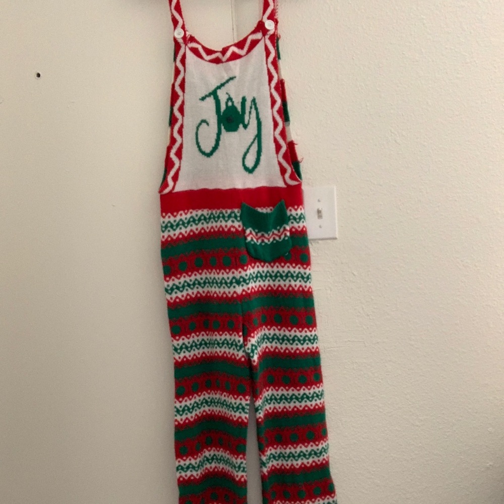 Charming Charlie Holiday Overalls